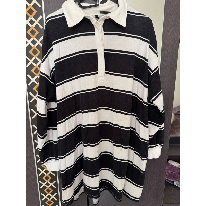 baju polo longsleeve H&M