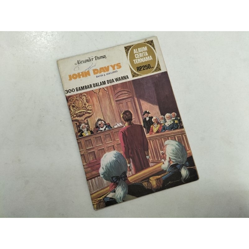 Komik Album Cerita Ternama John Davis, karya Alexander Dumas