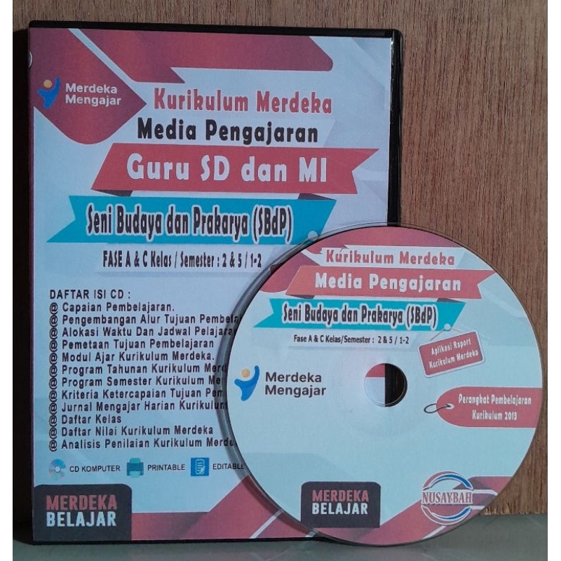 MODUL AJAR SD SENIBUDAYA DAN PRAKARYA (SBdP) KELAS 2 DAN 5 KURIKULUM MERDEKA