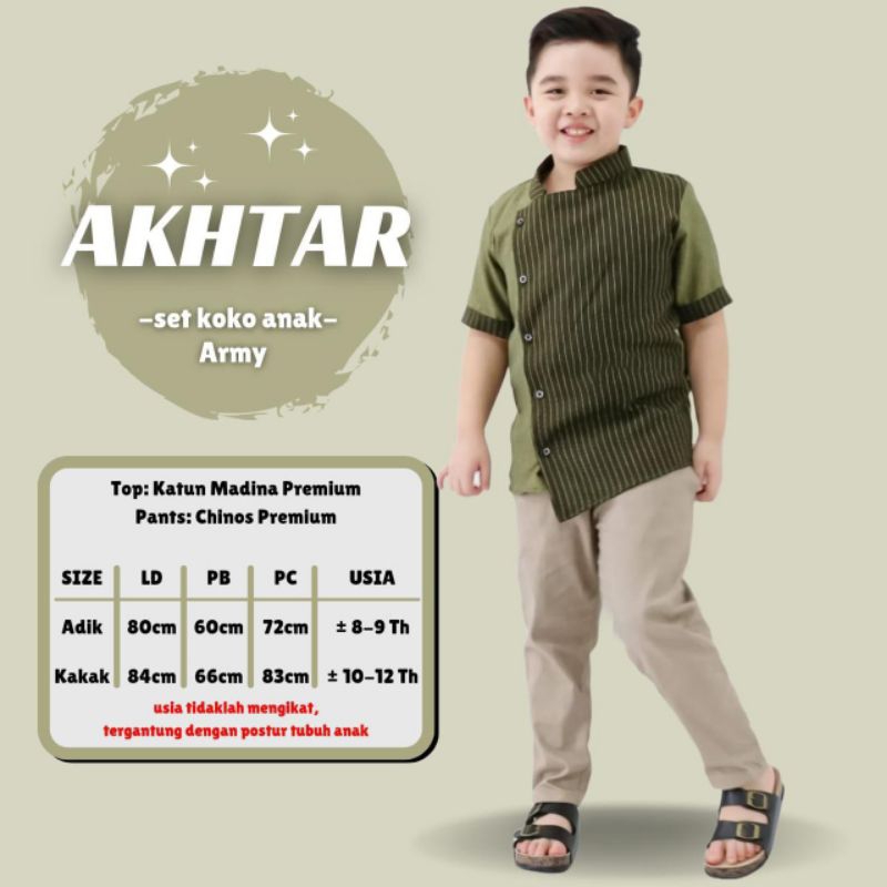 Akhtar Koko set celana kids