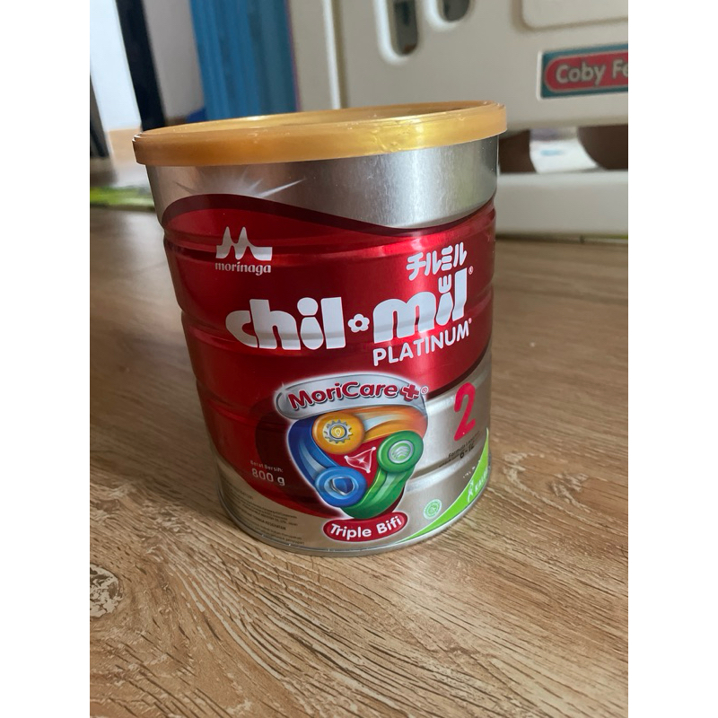 Kaleng Susu Bekas Morinaga Chil Mil