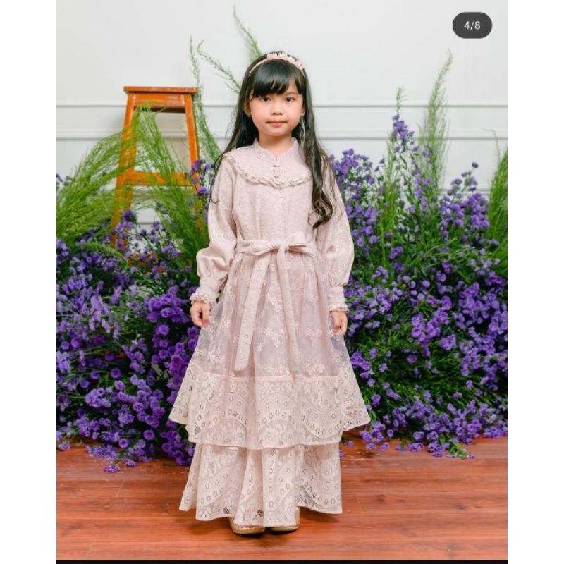 Nadja Dress Kids by Ainayya (Preloved) Pink