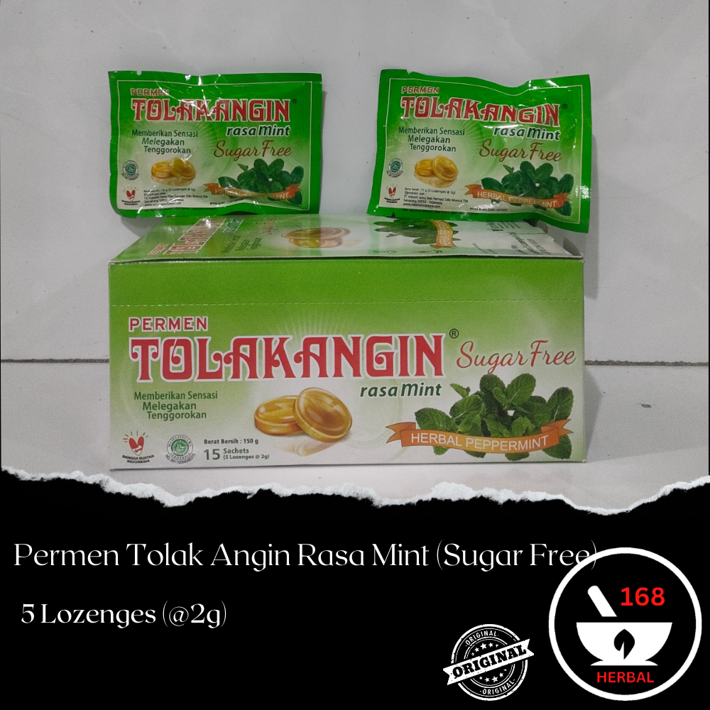 

Sido Muncul Permen Tolak Angin Bebas Gula 5's - Tenggorokan (1 sachet)