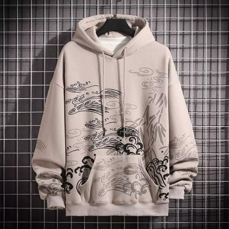 KODE H67K Y2K Emo Streetwear Vintage Skull Hoodie Oversized Sweater Pria Wanita