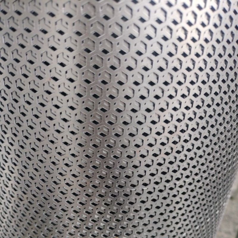 grill / ram box speaker lubang segi6 ukuran 100x100 tebal 0.8mm