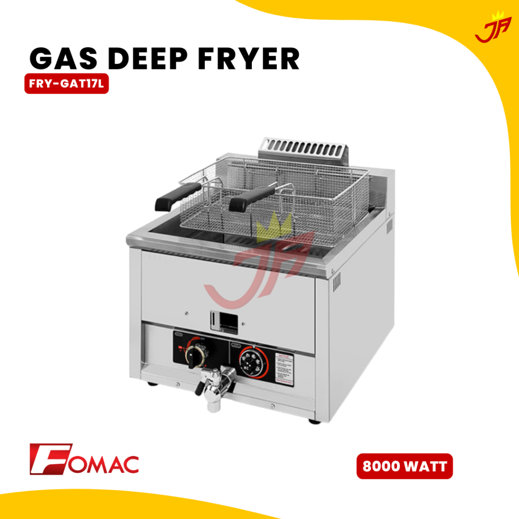 FOMAC Gas Deep Fryer Fomac FRY-GAT17L