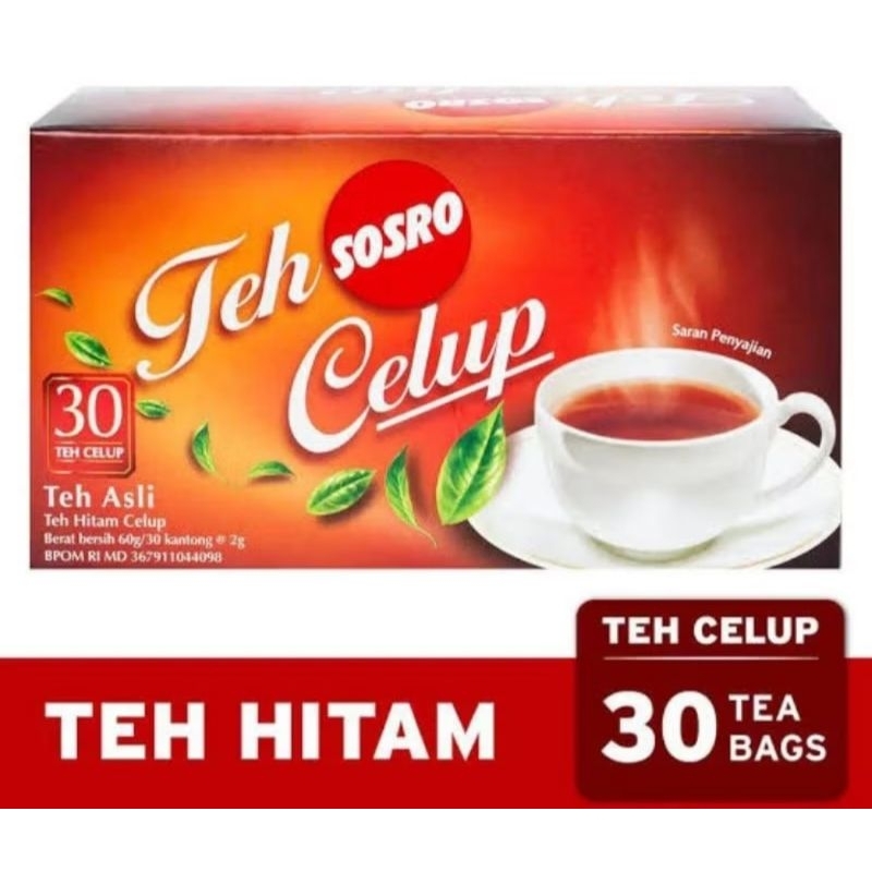 

teh celup sosro isi 30pcs