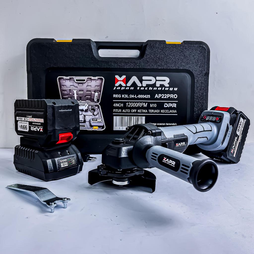 APR RAJA GERINDA Cordless ap22pro 2 LXT baterai 15 cell garansi 5 tahun seri terbaik APR