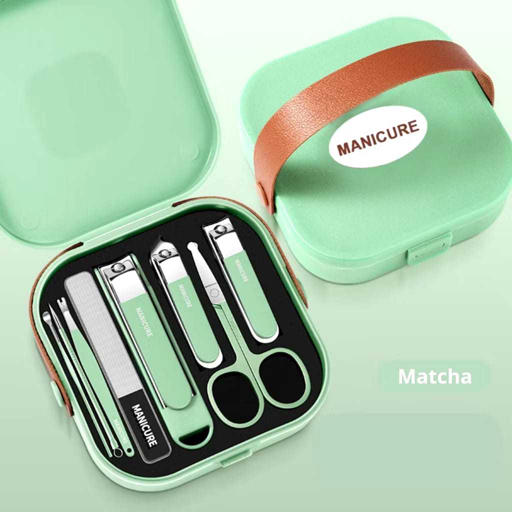 

Gunting Kuku Set 8 In 1 Dengan Tempat Minimalis Set Manicure Lucu