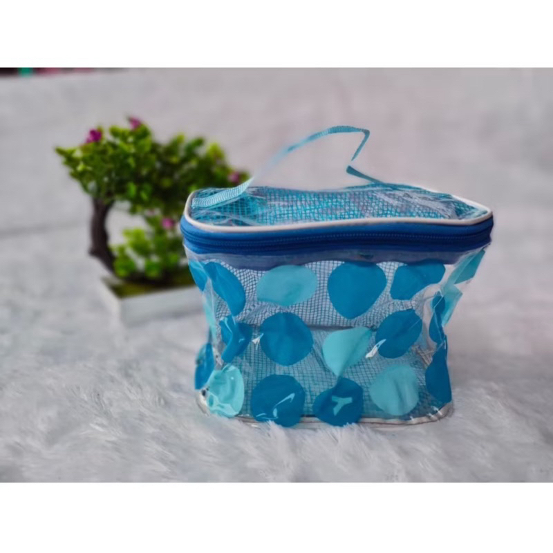 pouch Make up Transparan Tas Make Up Polos