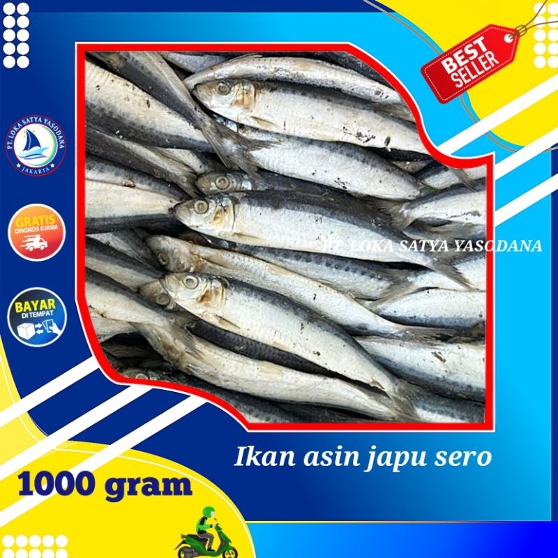 

ikan asin japu sero 1000gram / 1 kg