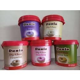 

Dunia Dip Glaze ECO 1kg Toping Donat