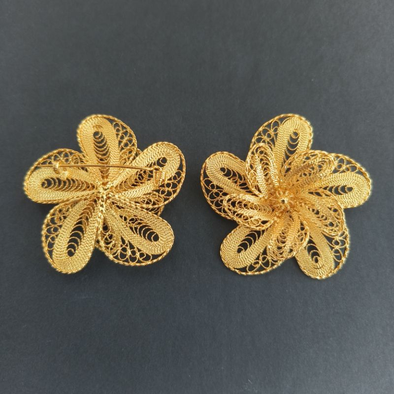 Sylviana723 Bros Hijab / Bros Etnik / Bros Kerudung / Bros Tembaga / Souvenir Bros / Bros Jogja /