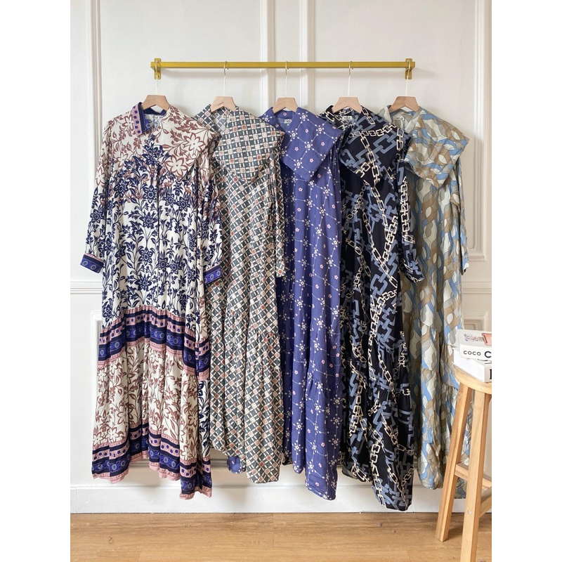 Gamis Set hijab Premium - Maryam Set hijab Kekinian