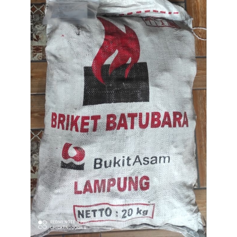 Batubara BRIKET batu bara brongkol 1sak 1 zak 20kg
