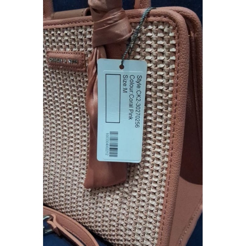 CK Charles and Keith Coral Pink