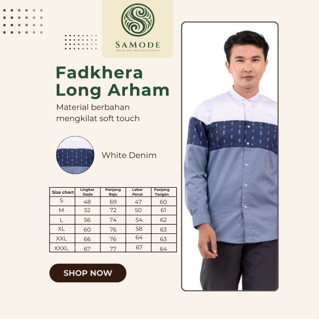 Fadkhera Arham Ayah Kemeja Koko