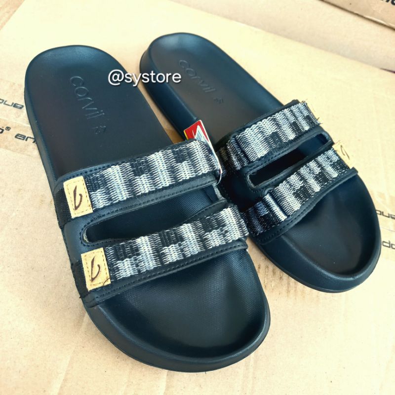 SANDAL SELOP CARVIL COWO SANDAL PRIA CASUAL