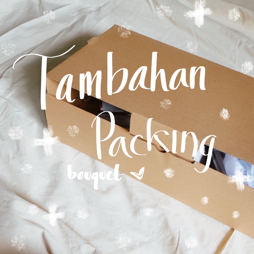

KARDUS PACKING WAJIB untuk bouquet small & medium