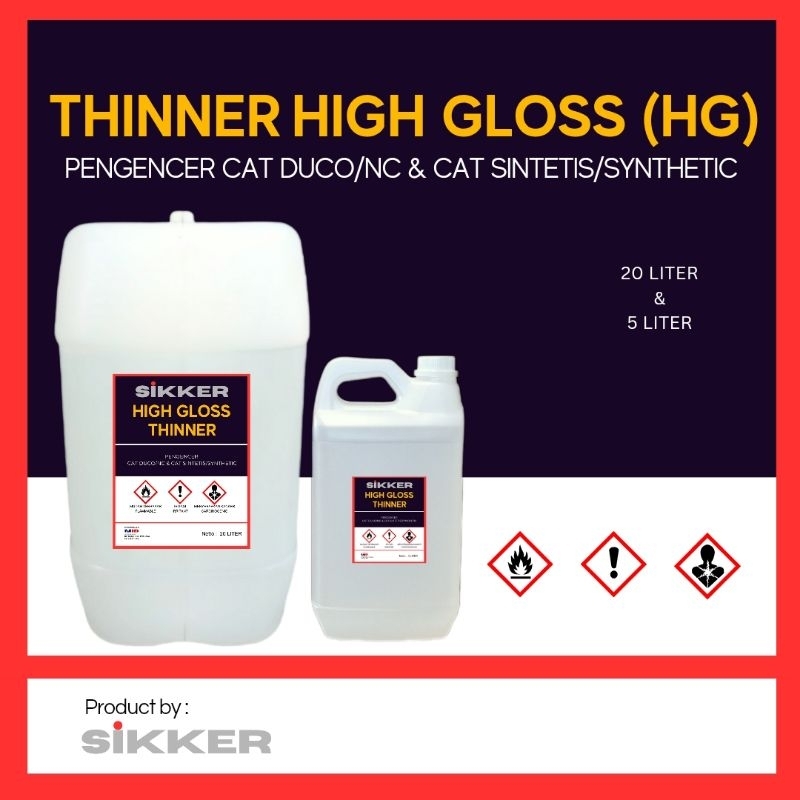 thinner HG - Thinner high gloss - Thiner - tiner 20L