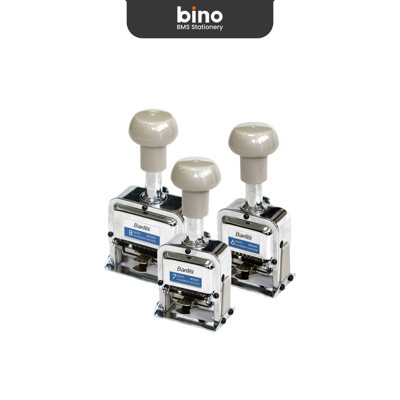 

[BMS Tangerang] Bantex Mesin Penomoran Otomatis / Numbering Machine 6 Digit / 7 Digit / 8 Digit