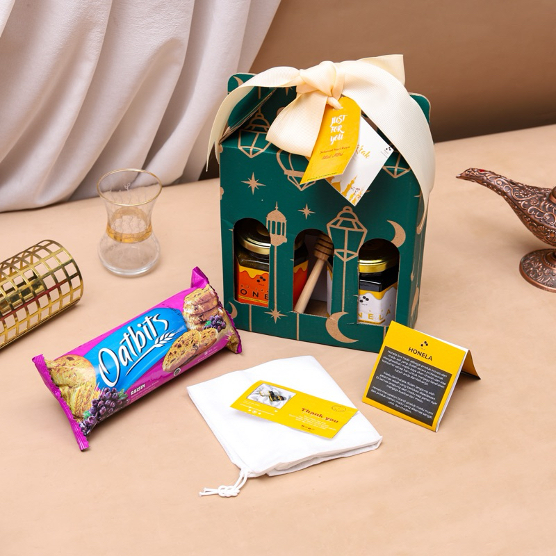 

HONELAKU HAMPERS MADU LAMBUNG dan MADU HABATUSSAUDA Hampers Sehat Idul Fitri Parcel Lebaran Ramadhan