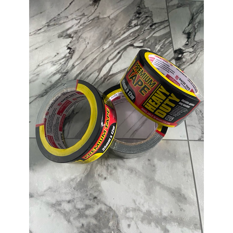 

Cloth Tape Plakban Lakban Kain Nachi 1/2 Inch, 2 Inch / Hitam - Roll