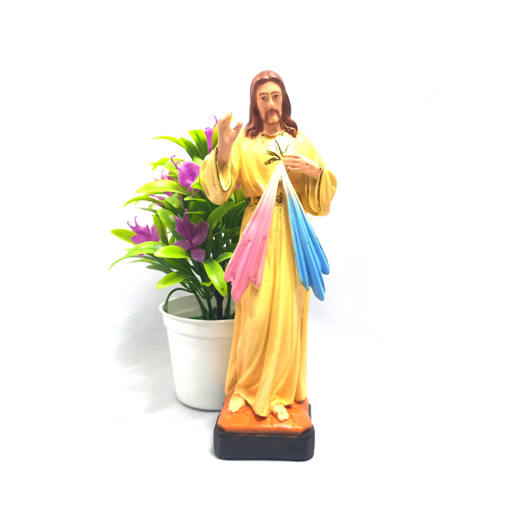 Patung Yesus Kerahiman 20 cm/Patung Kerahiman Ilahi/Patung Doa dan Devosi Kerahiman Ilahi
