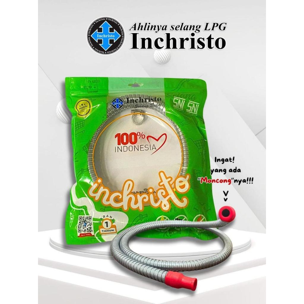 Selang Gas LPG Inchristo SILVER - Original