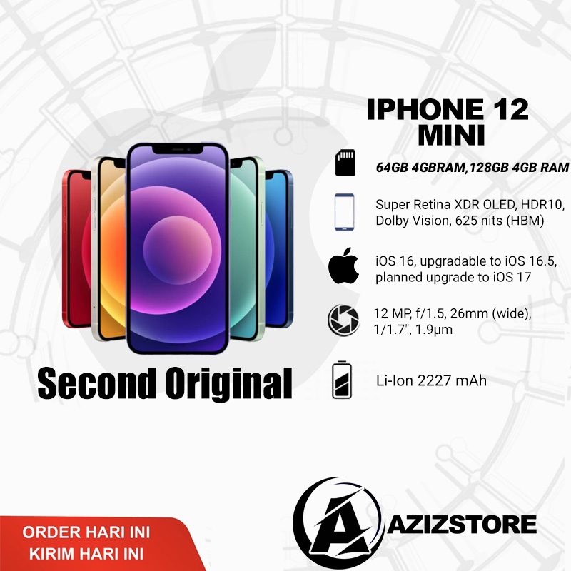 12 MINI 128GB/64GB SECOND ORIGINAL