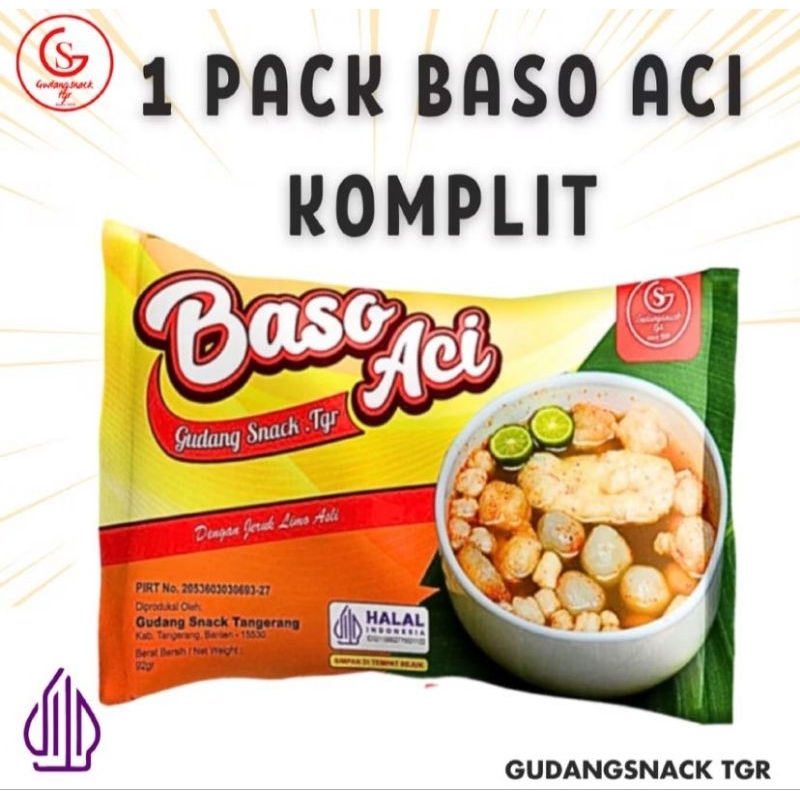 

Baso Aci Komplit Mantap 1 Bungkus