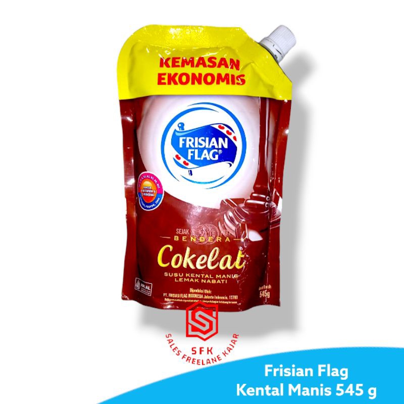 

Frisian Flag Kental Manis Cokelat Pouch 545 gr