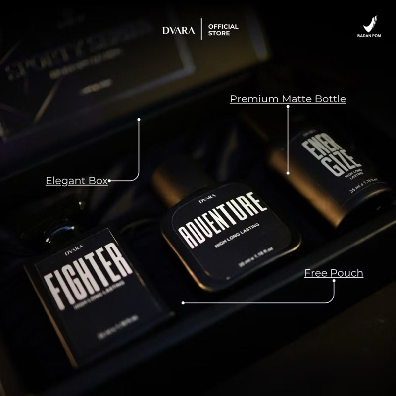 ECER SPORTY series by DVARA Parfum Pria dan Wanita Tahan Lama Long Lasting BPOM