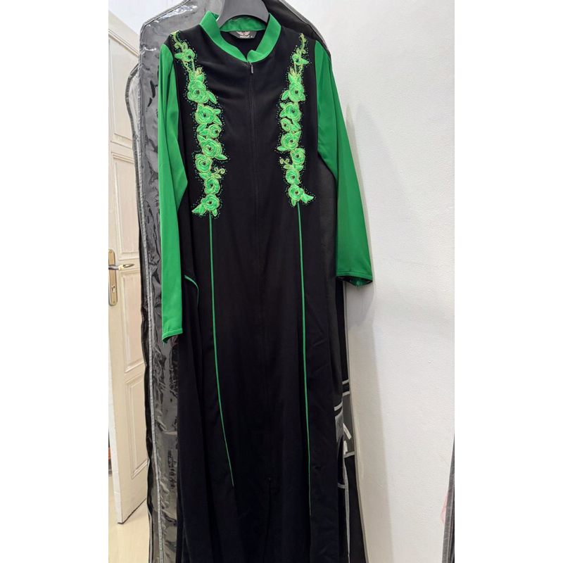 Hikmat abaya dress muslimah preloved size S oneset