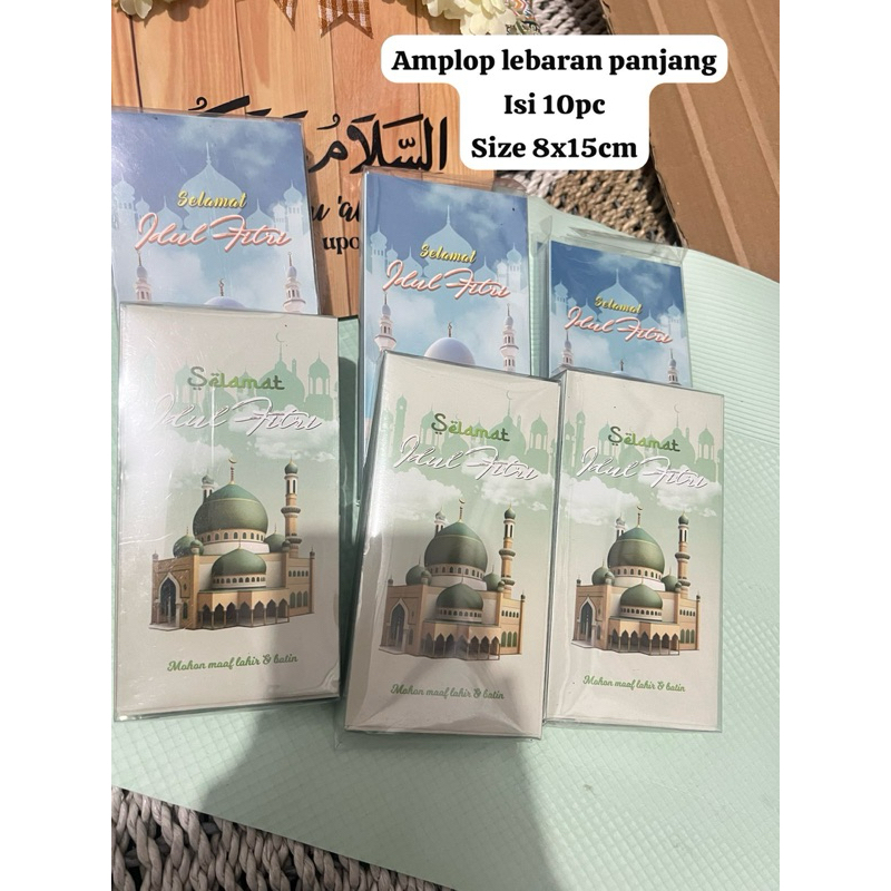 

Rubby- isi 10lembar Amplop Lebaran panjang size 15x8cm