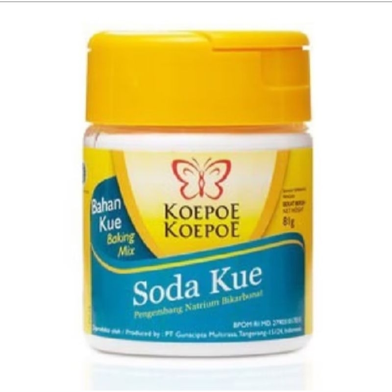 

baking soda kupu kupu