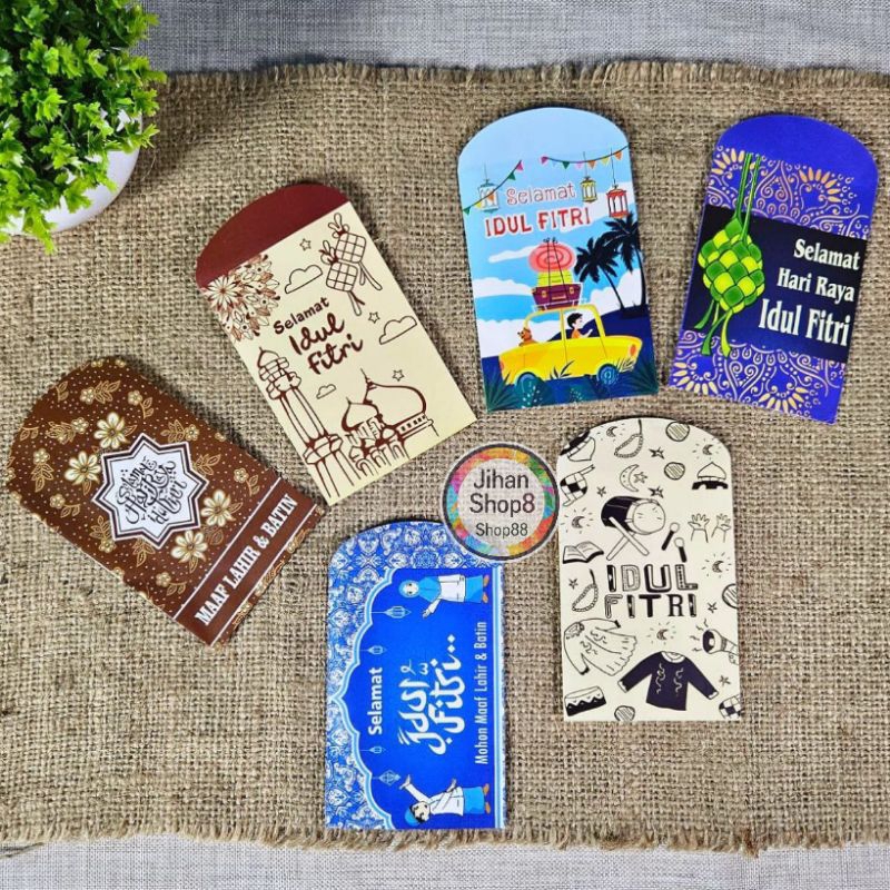 

10 lembar Amplop lebaran idul fitri ampau lebaran medium PNC2