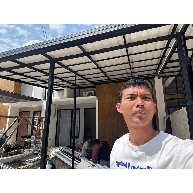 KANOPI BAJA RINGAN ATAP ALDERON RS