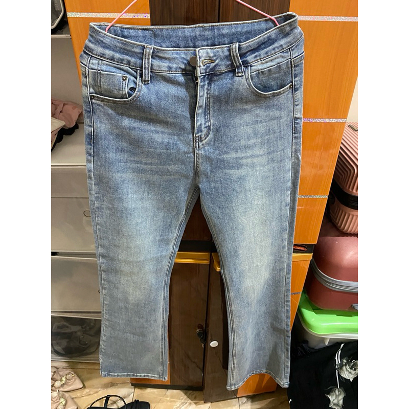 (preloved)jeans cutbray