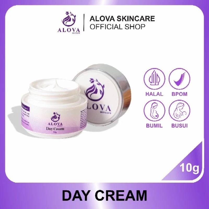 PROMO  ALOVA DAY  CREAM NEW PACK BPOM| BISA COD