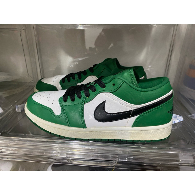Size 43. Air Jordan 1 Low Pine green Fullbox