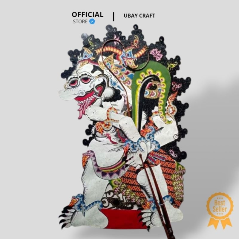 Wayang Kulit Buto Triwikromo Jumbo Alusan Jumbo Ukuran 1 Meter