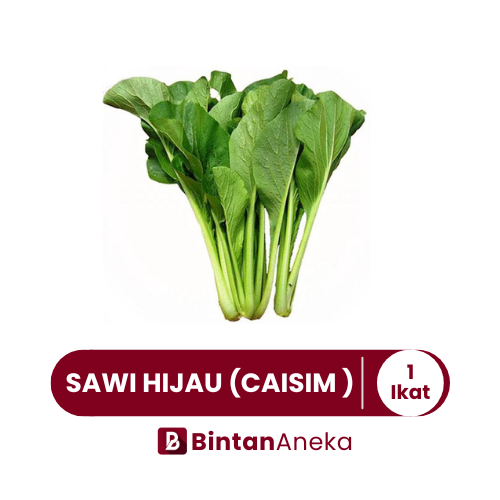 

Sawi Hijau 1 Ikat / Caisim Lokal Segar / Sawi Pahit