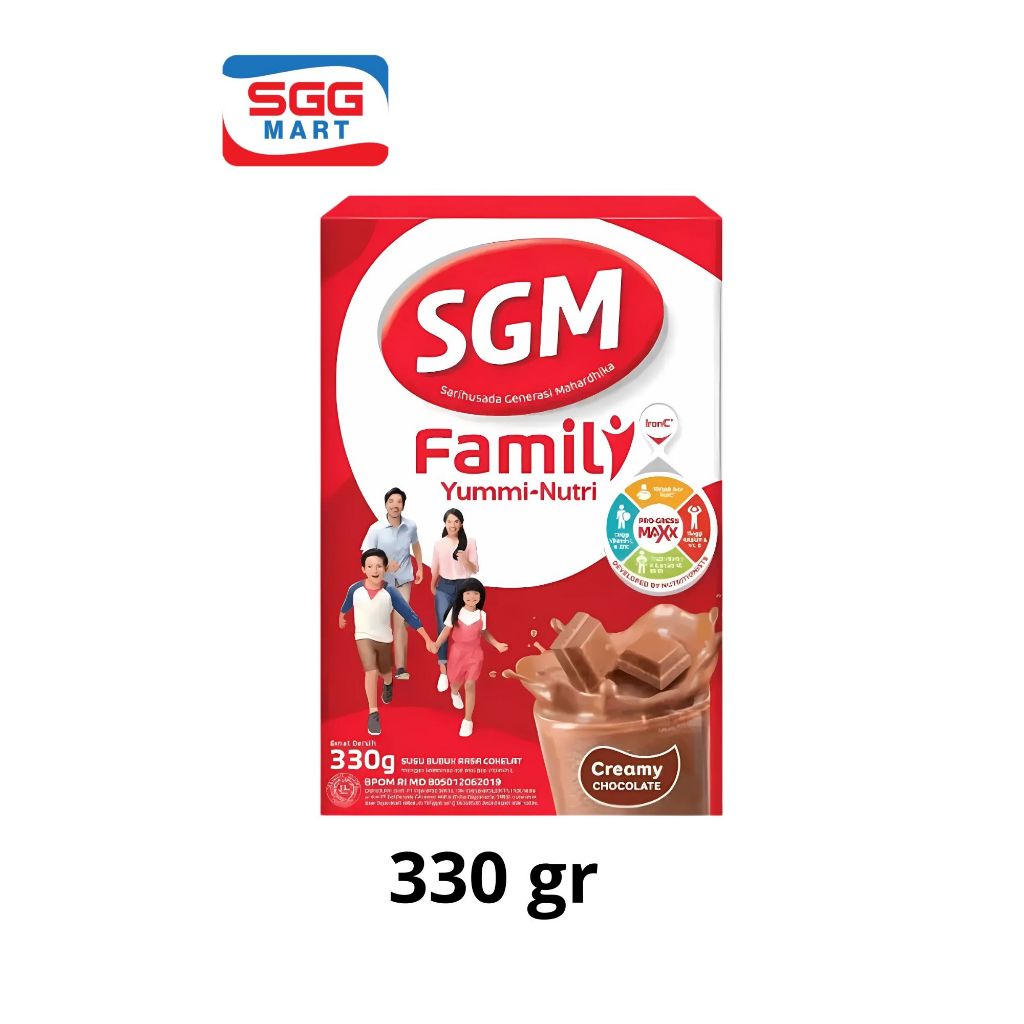 

SGM Family Yummi-Nutri Creamy Cokelat 330gr