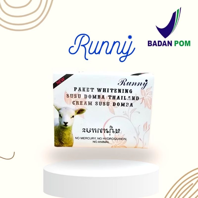 PAKET CREAM SUSU DOMBA CSD RUNNY|CREAM SUSU DOMBA WHITENING|CREAM BPOM
