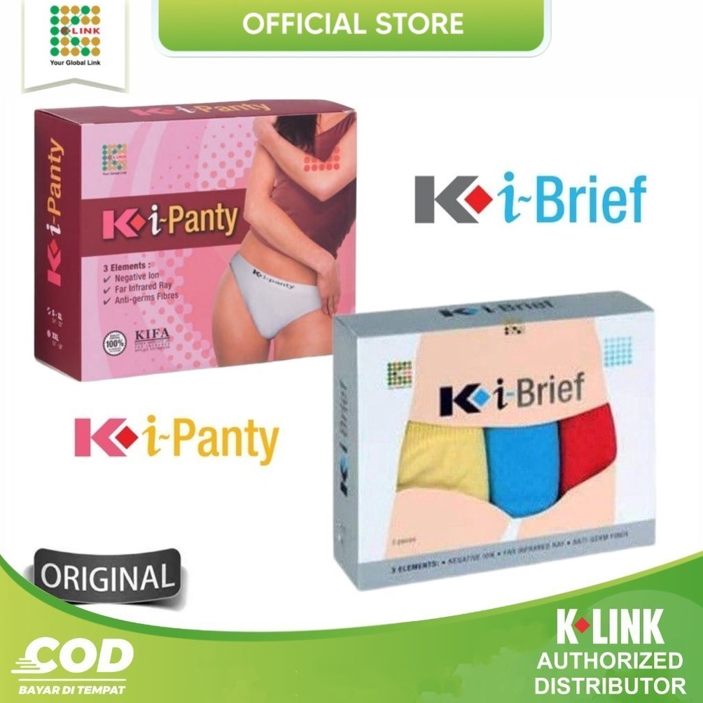 KODE A97X Ki BRIEF  iPANTY CELANA DALAM PRIA DAN WANITA BERENERGY ION NEGATIF