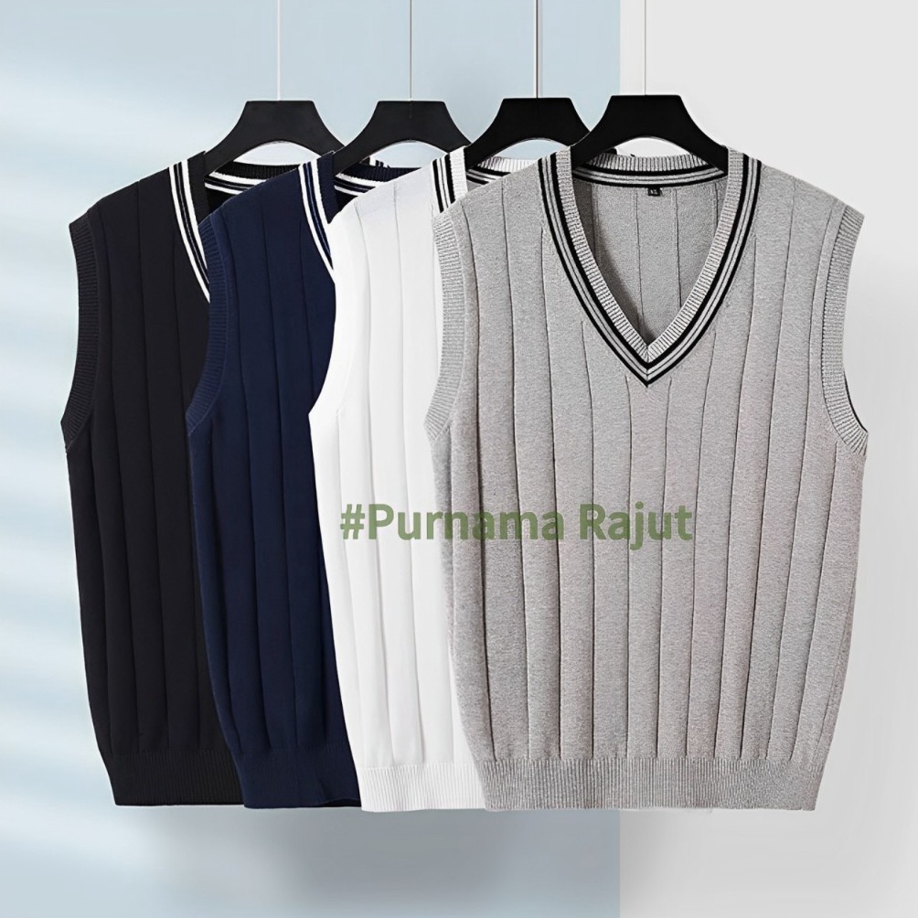 KODE S69S Rompi rajut atasan pria wanita premium baju rajut outerwear