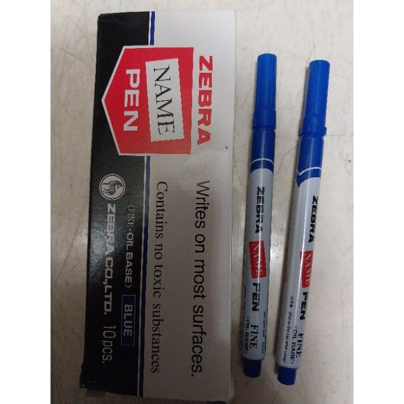 

ZEBRA NAME PEN ( tinta biru ) harga 1 pcs