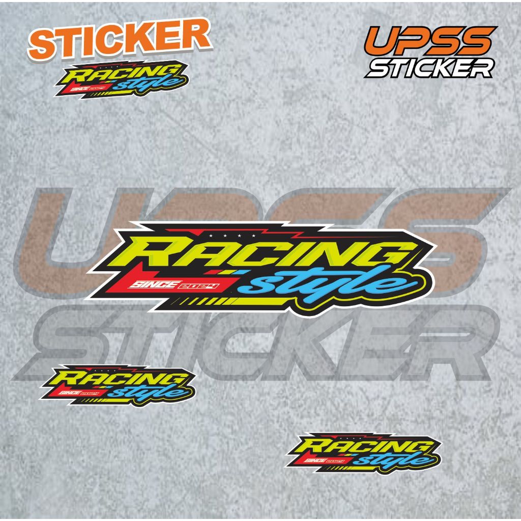 

Stiker Sticker Racing Style Logo Brand Band Aesthetic Journal Clothing Basic Casing Striping Tempel Label Merk Dinding Graftac Vinyl High Quality decal