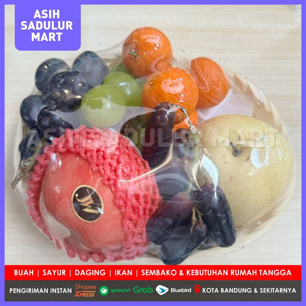 

Parcel Buah Ukuran S - XL Hampers Bandung | Asih Sadulur Mart